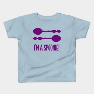 I'm A Spoonie! (Pink) Kids T-Shirt